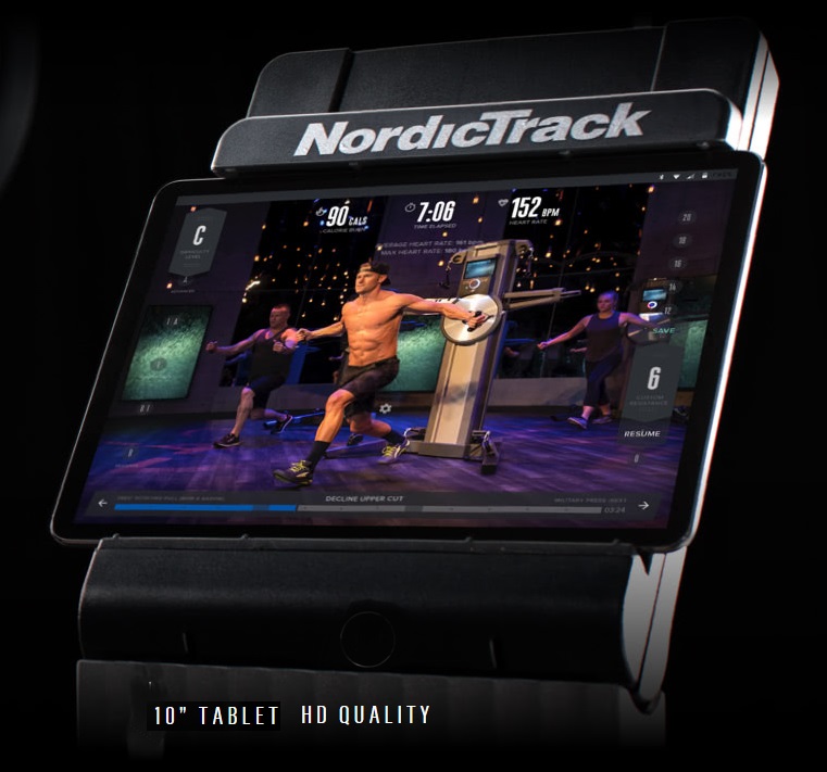NordicTrack Fusion CST tablet