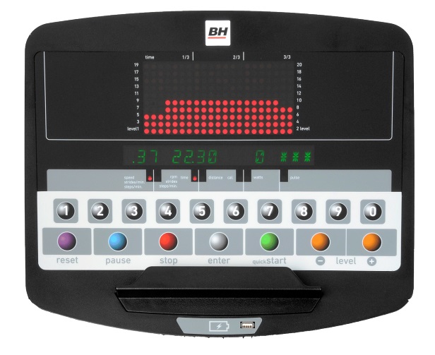 BH Fitness SK2500 LED počítač