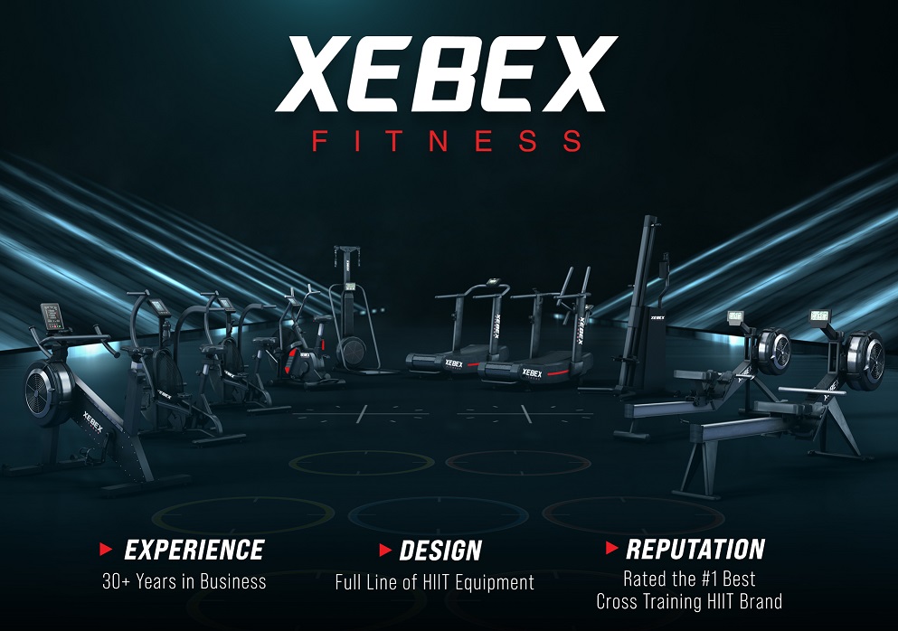 XEBEX Air Rower 2.0 Smart Connect a cardio trenežér