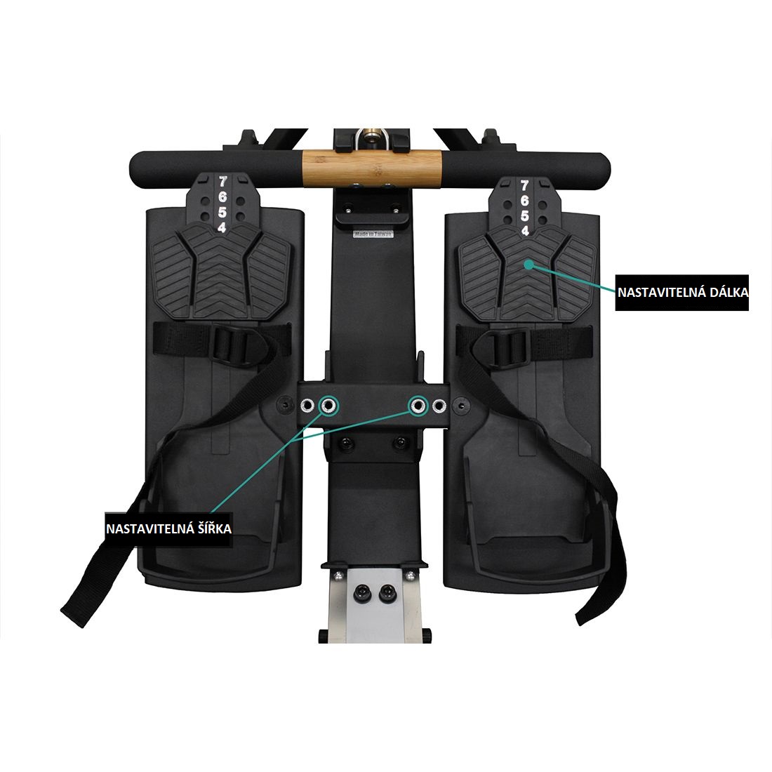 XEBEX Air Rower 3.0 Smart Connect a profi nášlapy