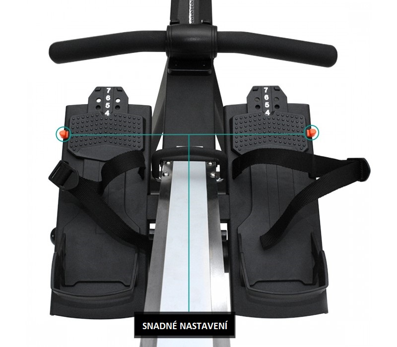 nášlapy XEBEX Air Rower 2.0 Smart Connect