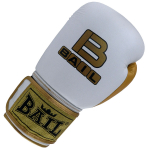 Boxerské rukavice koža Royal BAIL biele veľ. 10 oz