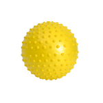 Loptička SENSYBALL s výstupkami žltá 20 cm