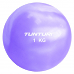 Jóga lopta tónovaná 1,5 kg TUNTURI Toning ball fialová