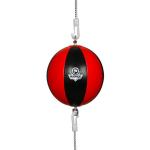 Reflexná lopta, speedbag kožená DBX BUSHIDO ARS-1164 čierno-červená