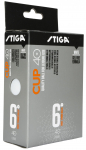 STIGA CUP ABS white 6-pack