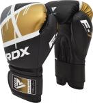 RDX boxerské rukavice F7 black/golden veľ. 10 oz