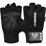 Tréningové fitness rukavice RDX W1 Čierne