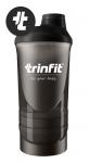 TRINFIT Shaker Black Smoke 600 + 350 ml
