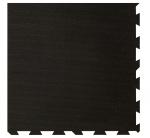 TRG - Podlaha PUZZLE PROFI CF 8 mm / 100x100 / čierna - krajný diel roh