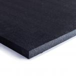 Športová gumová podlaha do fitness PROFI CF 20 mm / čierna