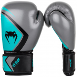 Boxerské rukavice Contender 2.0 sivé / tyrkysovo-čierne VENUM