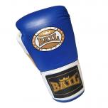 BAIL boxerské rukavice Profi šněrovací - kůže vel. 10 oz modrá bílá zlatá