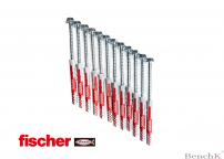 BenchK - Sada hmoždiniek Fischer 10×80 s nástennými skrutkami BenchK (12 ks)