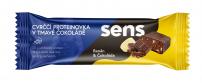 SENS Proteinová tyčinka se cvrččí moukou v tmavé čokoládě 63 g banán & čokoláda