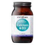 VIRIDIAN High Potency Calcium and D3 90 kapsúl