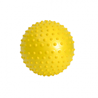 Míč SENSYBALL s výstupky žlutý 20 cm