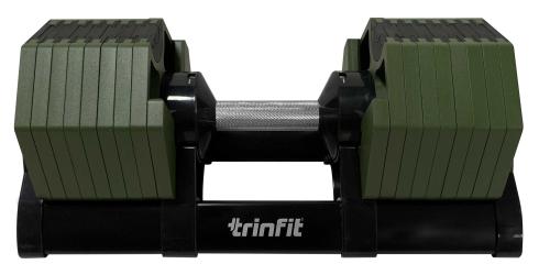 Činky jednoručky TRINFIT OctaBlock 40 kg zelené