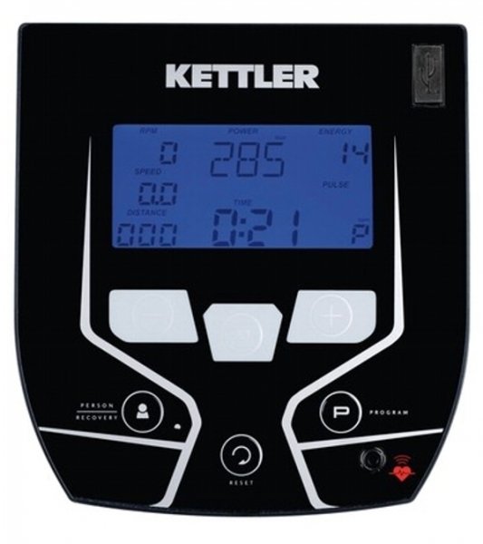 Měření na LCD displeji rotopedu kettler E3