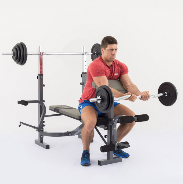 Posilňovacie lavice bench press TRINFIT Bench FX3 cvik biceps