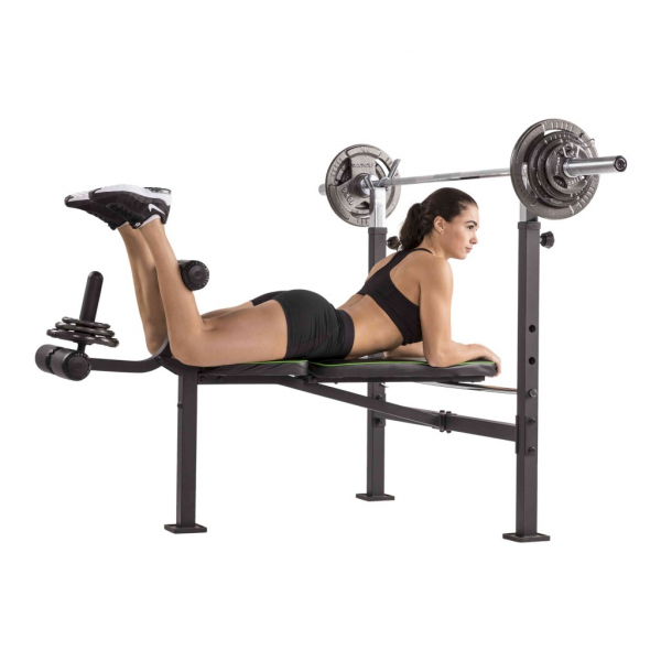 Posilňovacie lavice bench press TUNTURI WB60 Olympic Width Weight Bench cvik 7g