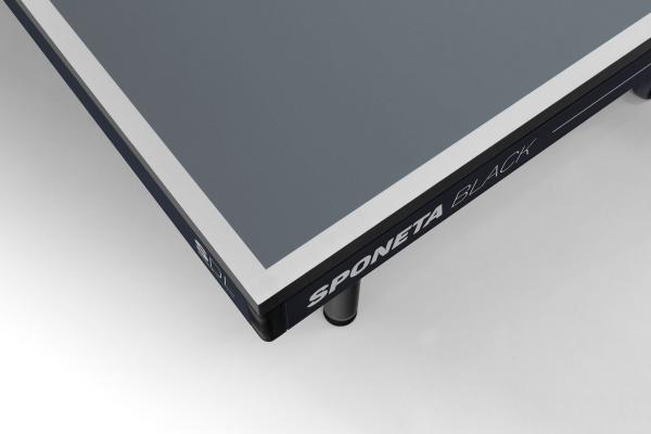 Stôl na stolný tenis SPONETA Design Line - Black Indoor - detail hrací desky