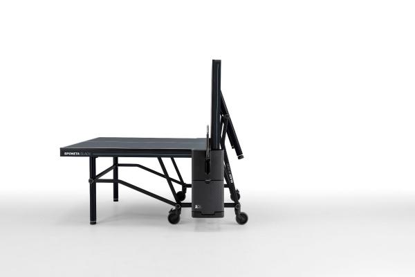 Stôl na stolný tenis SPONETA Design Line - Black Indoor - složení pro jednoho hráče 3