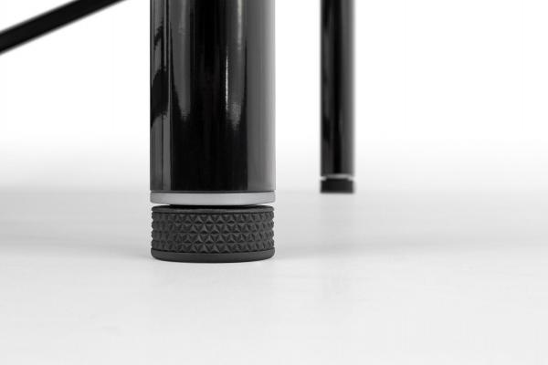 Stôl na stolný tenis vonkajší SPONETA Design Line - Black Outdoor - detail nastavitelné nohy