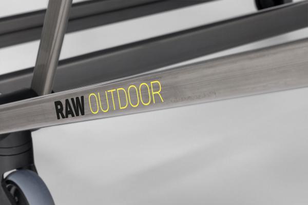 Stôl na stolný tenis vonkajší SPONETA Design Line - Raw Outdoor - detail rámu