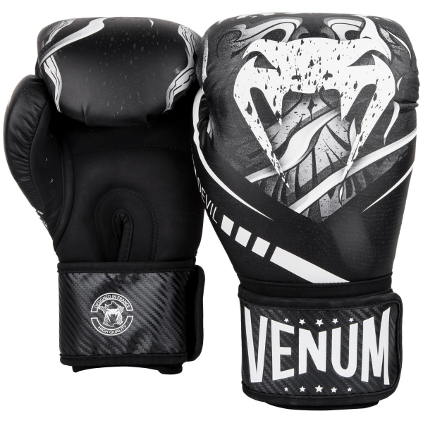Boxerské rukavice Devil bílé černé VENUM pari 1