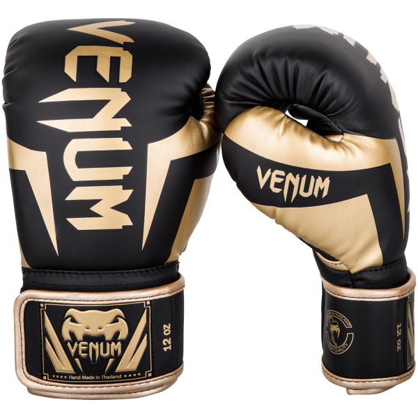 Boxerské rukavice Elite černé zlaté VENUM