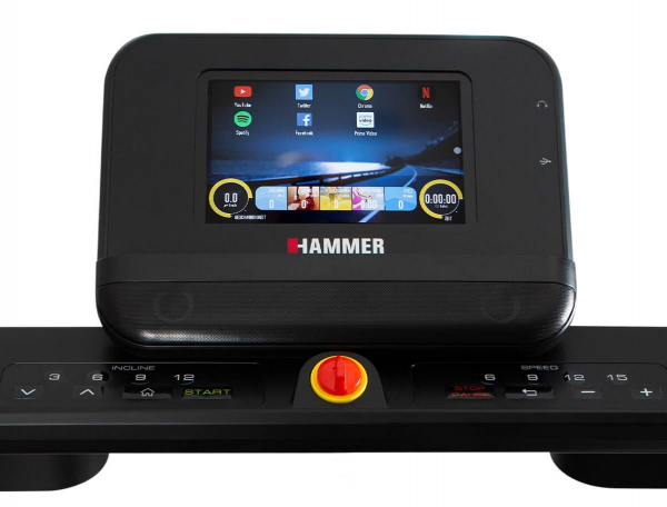 Bežecký pás Běžecký pás Hammer Life Runner LR22i TFT počítač 1