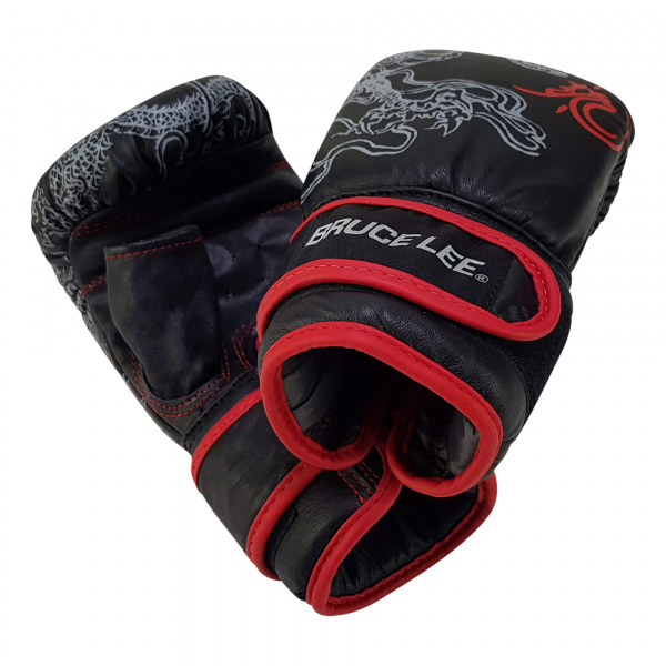 Boxerské rukavice na pytel nebo sparring BRUCE LEE Deluxe detail