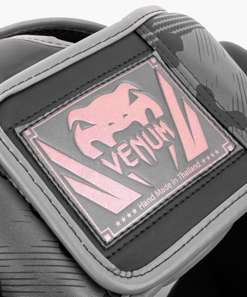 Chránič hlavy Elite black pink gold VENUM logo 1