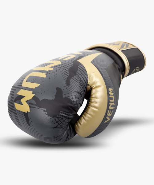 Boxerské rukavice Elite dark camo gold VENUM fist