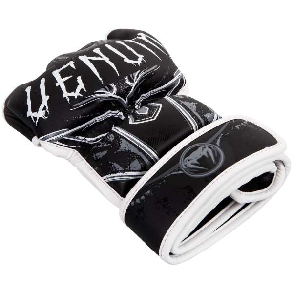 MMA rukavice Gladiator 3.0 černé bílé VENUM pohled