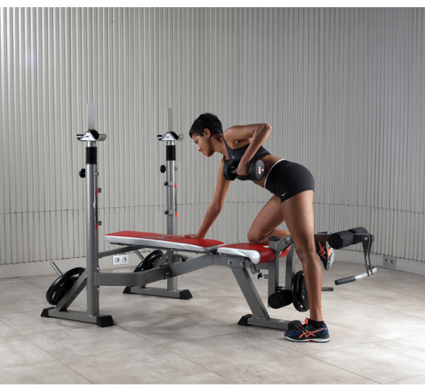 Posilňovacie lavice bench press BH Fitness Optima Press Bench G330_cvik žena