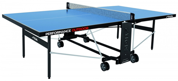 Stôl na stolný tenis vonkajší STIGA Performance Outdoor z profilu