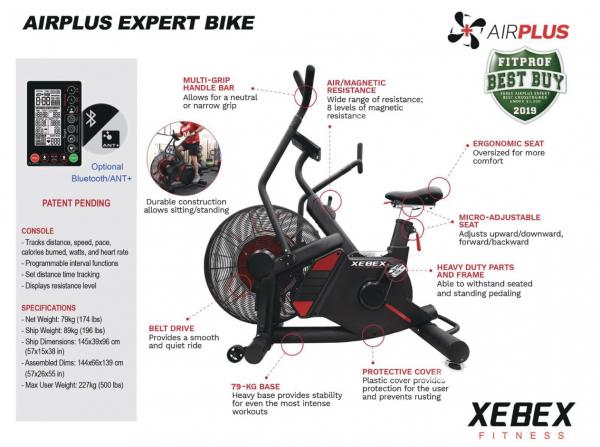 Rotopéd XEBEX AirPlus Expert Bike 2.0 banner