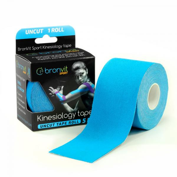 BRONVIT Sport Kinesio Tape classic 5cm x 5m modrý s krabičkou
