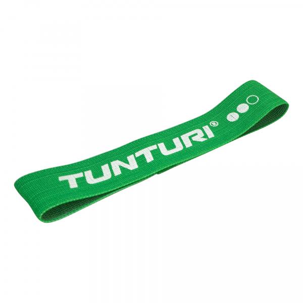 Posilňovacia guma Odporová guma textilní TUNTURI - střední zelená