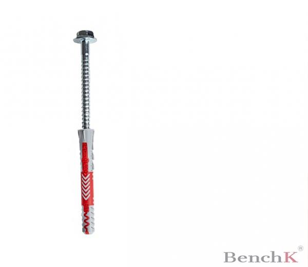 BenchK - Sada hmoždinek Fischer 10×80 s nástěnnými šrouby BenchK (1 ks)
