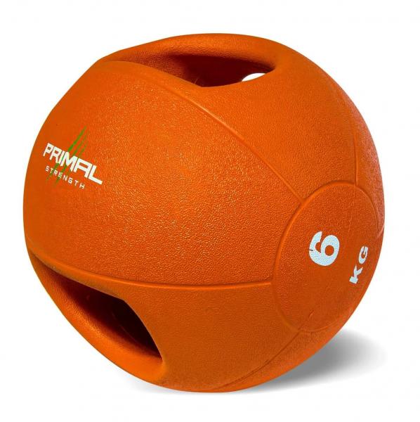 Primal Strength Double Handle Medicine Ball 6 kg