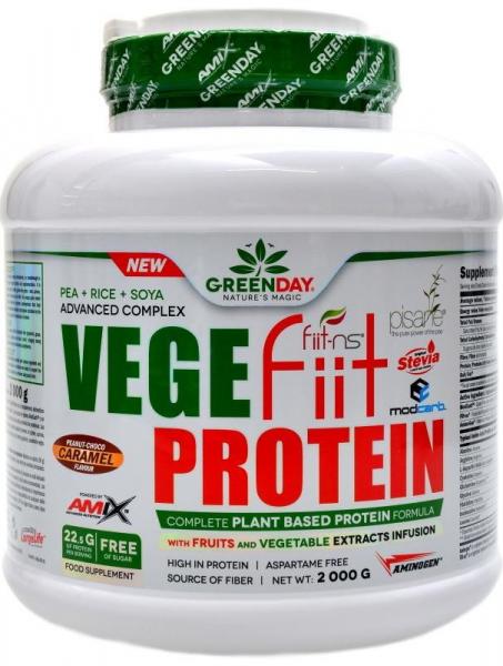 Amix Vege-Fiit Protein, 2000g Peanut choco
