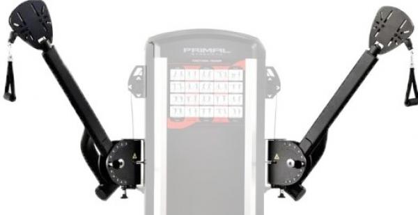 Posilňovacia veža Kladkový stroj PRIMAL Commercial Dual Arm Kladkové ramena