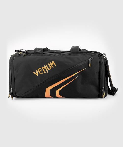 Sportovní taška VENUM Trainer Lite černo zlatá rovně