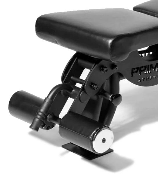 Posilňovacie lavice na brucho Primal Strength Multi Adjustable Bench with Foot Support položená