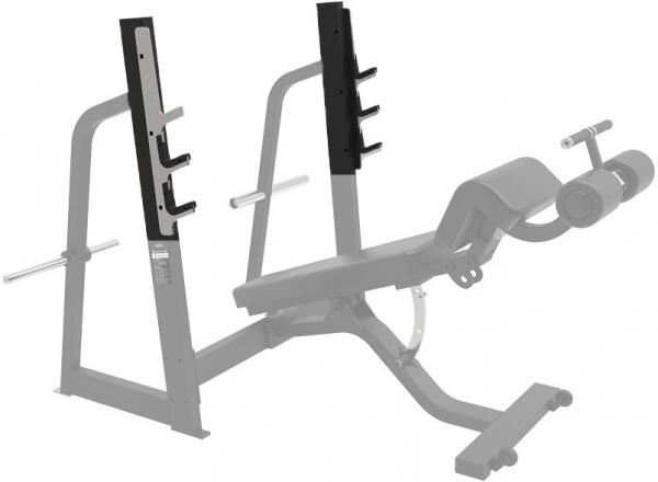 Posilňovacie lavice bench press Lavice PRIMAL Commercial s Negativním náklonem do 45° držáky na osu