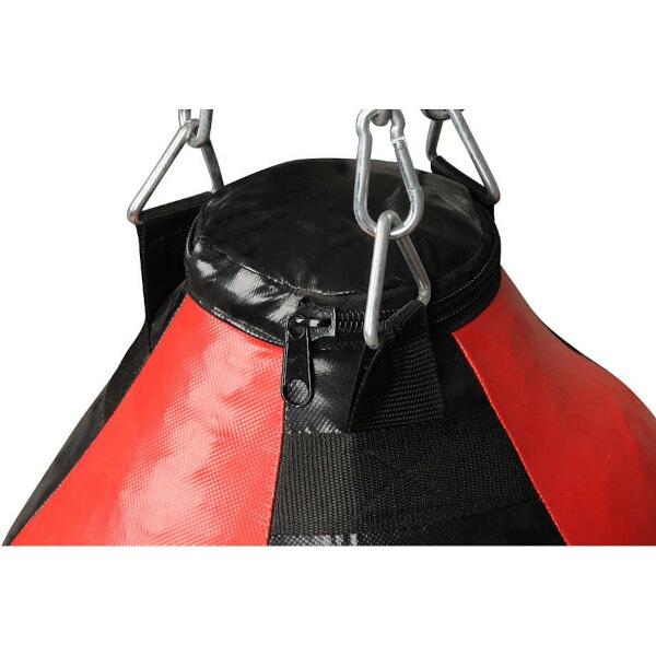 Boxovací hruška DBX BUSHIDO SK15 černo-červená 15 kg detail karabiny