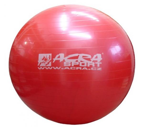 Gymnastický míč ACRA 75 cm Červený